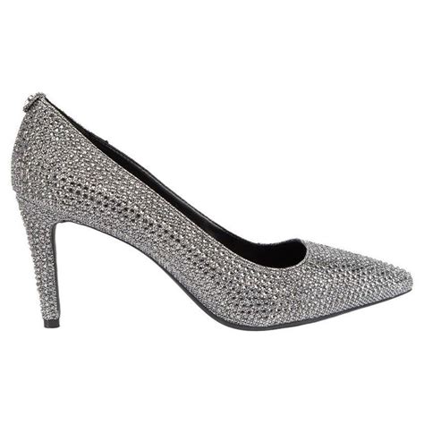 michael kors dorothy flex pump glitter chain